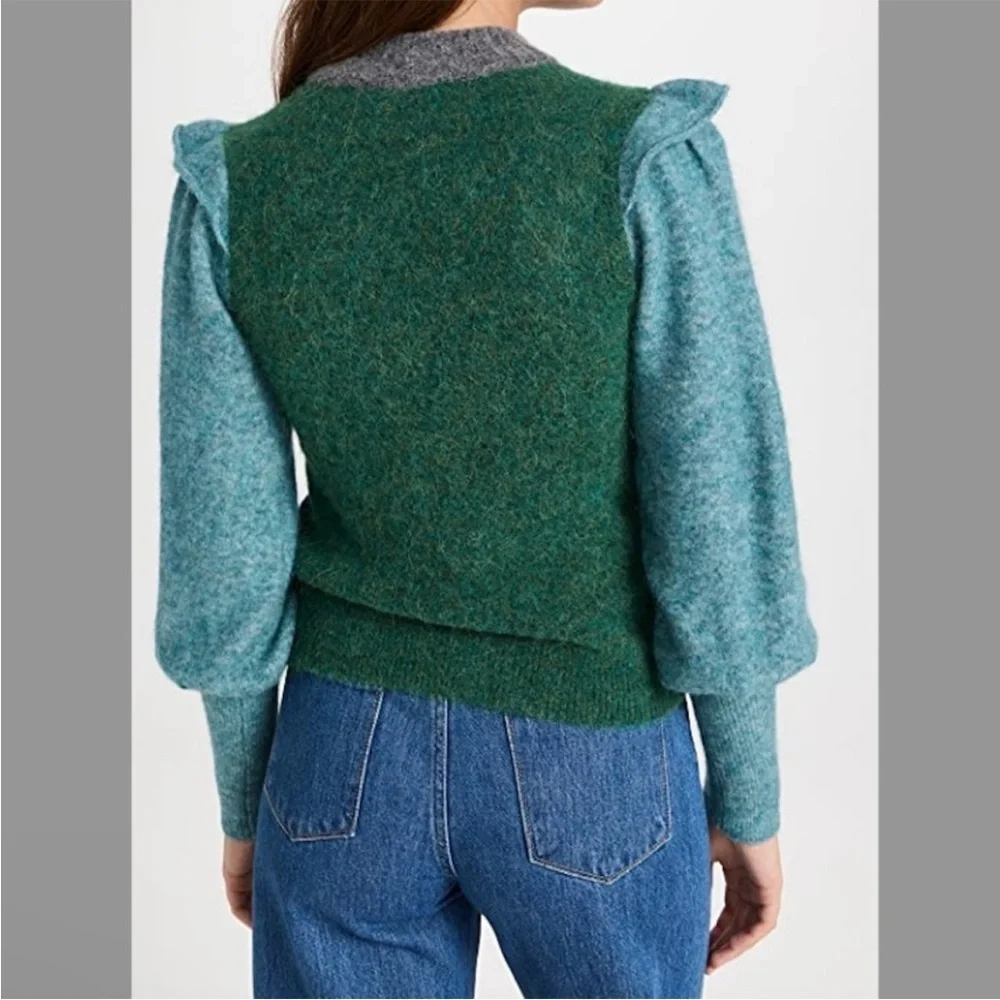 Baum Und Pferdgarten Camryn Sweater‎ Green size Extra Small Alpaca Wool